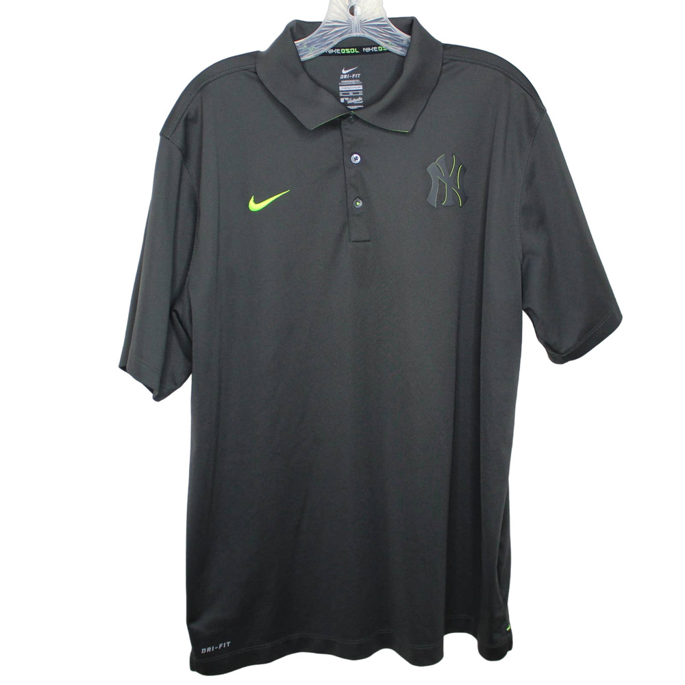 For Colin - Nike New York Baseball Polo Shirt XL Short Sleeve Dri Fit NY